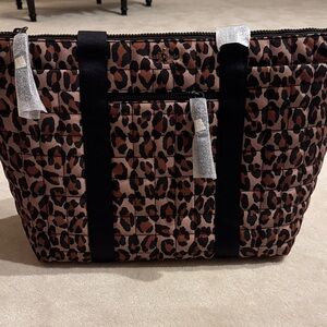 Kate Spade Brown and Black Leopard xl Tote